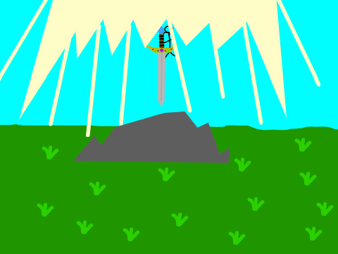 SWORD IN THE STONE BUT IT SUCKS