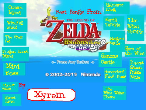 The Legend of Zelda Wind Waker Themes