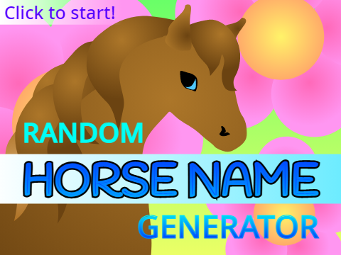 Random Horse Name Generator