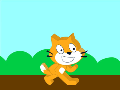3D Scratch cat    -   simple 3D
