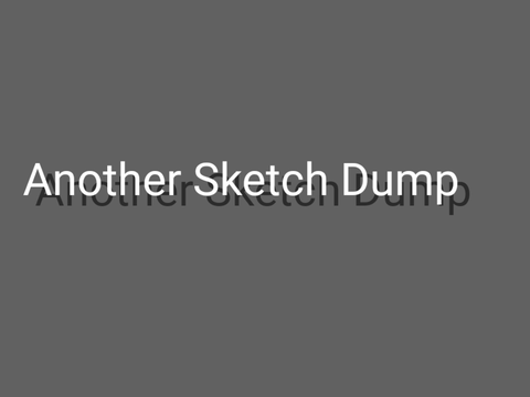 Sketch Dump 