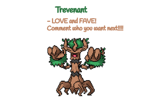  Pixel Pokemon - Trevenant