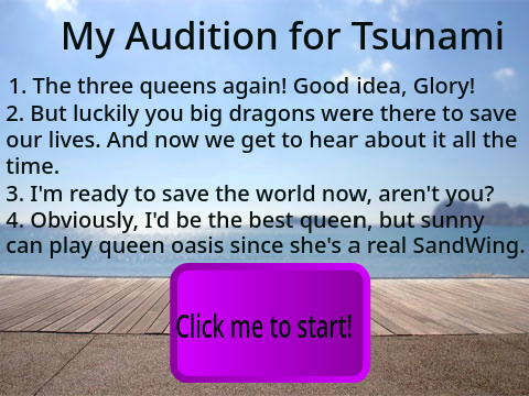 Wings of Fire audition for Tsunami