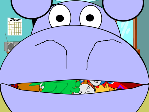 Add yourself being chewed by a Hippo!!!! remix