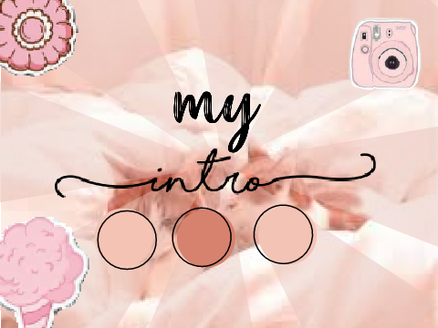 ꒰⚘꒱ my intro ୧