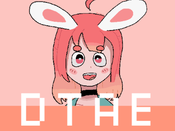 Peach Soda Bunny DTAE