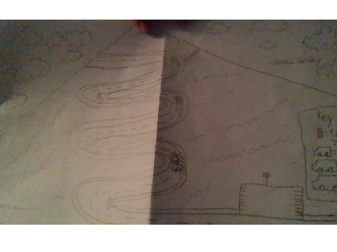 Mt. Akina I drew during art class