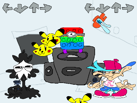 Pokeymon Firday Night Changed Among Pop It Dumpster Fire