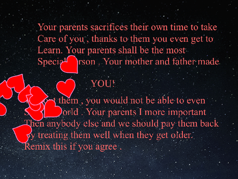 I Love my Parents! (remix if you agree) remix