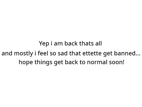 I am back!!!!