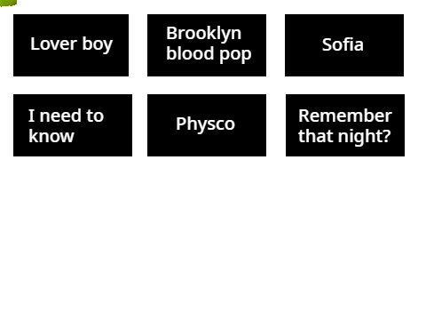 Fav songs (Ill update)