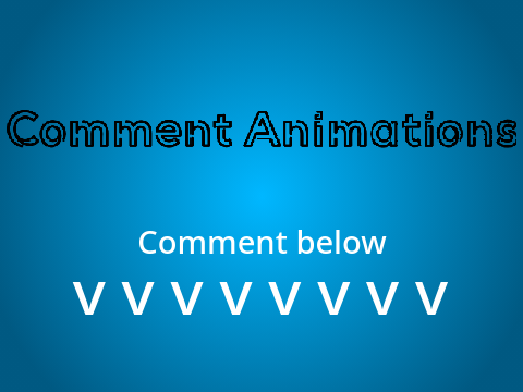 Comment Animations
