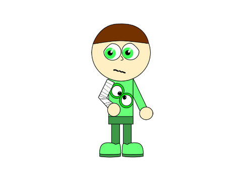 Liam broke his arm