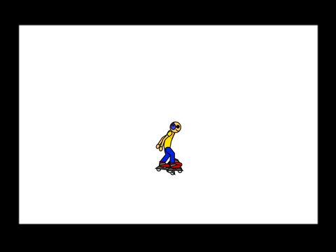 Sim-skating in scratch town
