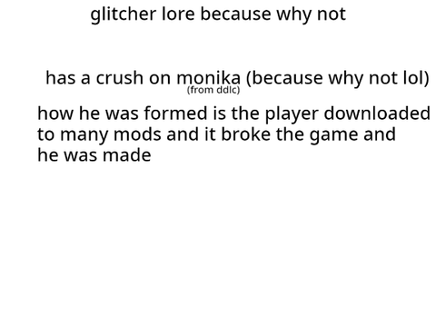 glitcher lore