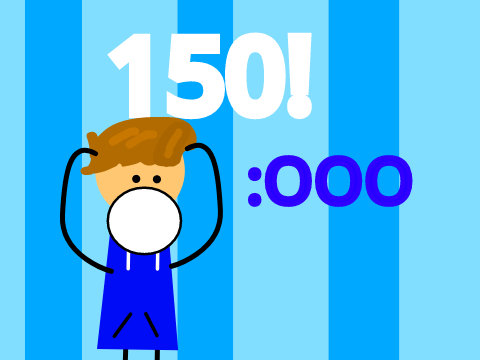 150!! :OOOO
