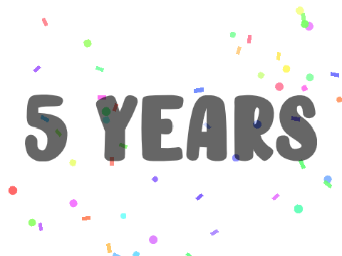 5 years!