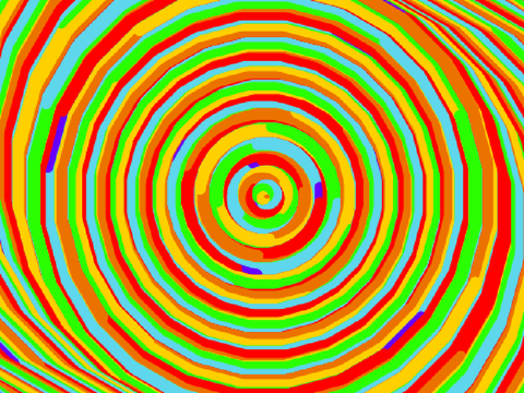Different Colored Spiral