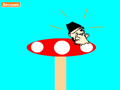 Add yourself fighting to get on top of the Mushrooom! remix