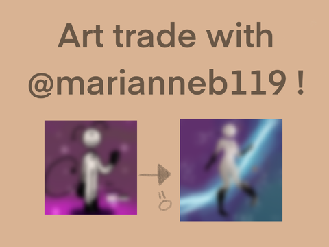 Art trade with @marianneb119