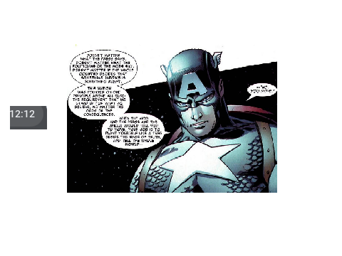 captain america vs the fact that it's 12:12 pm (also milo)