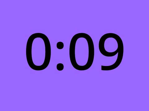 10 - second timer for any thing