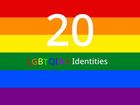 20 LGBTQIA+ Identities