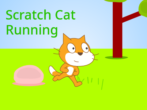 Scratch Cat Running - A Scrolling Parallax