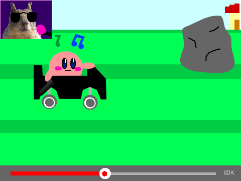Kirby in the crib
