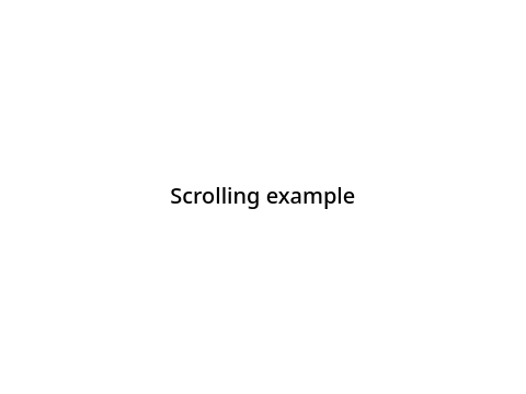 Scrolling test