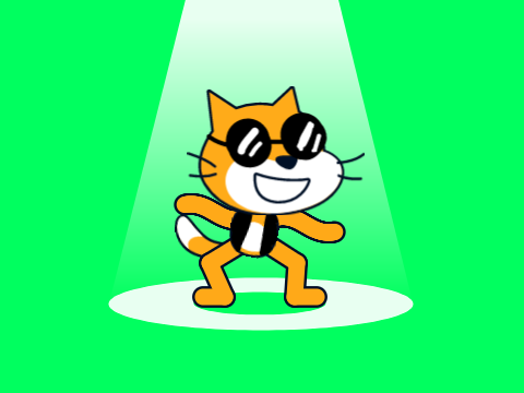 Dancing cat