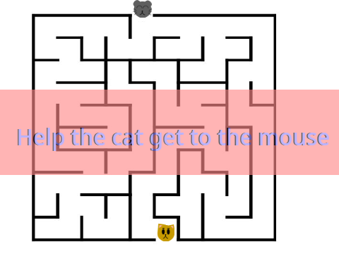 The cat and the mouse maze!