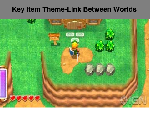 The Legend of Zelda a Link Between Worlds Key Item Theme