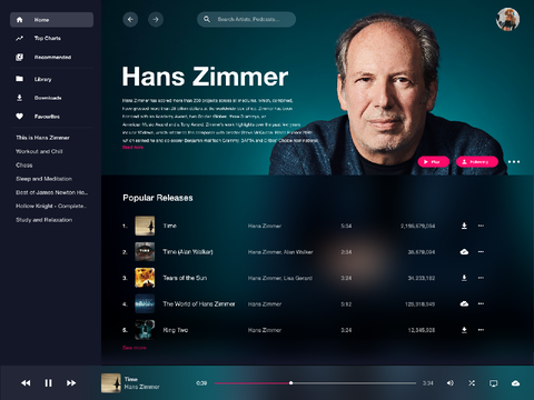 Desktop Music App