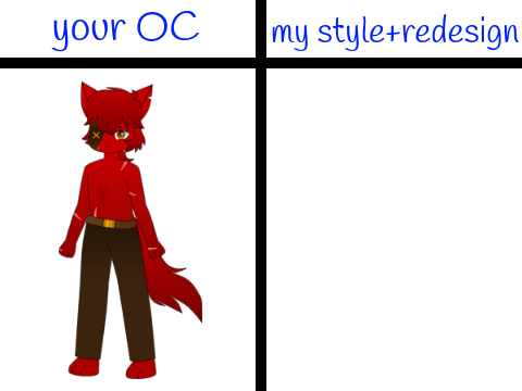 I'll redraw your OC remix