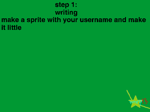 How to make a floating username
