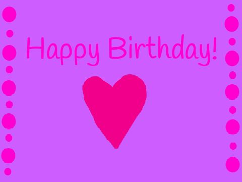 Happy Birthday (Example Card)
