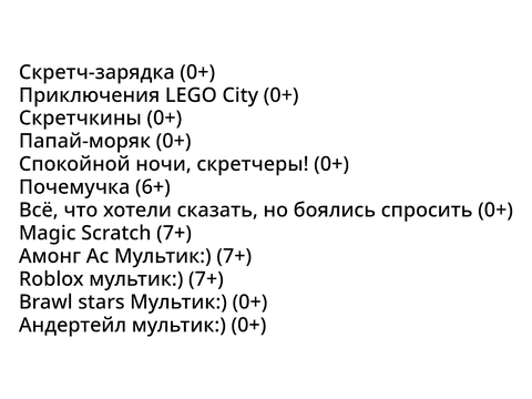 Передачи, которые идут по Карусели-Техноляндия