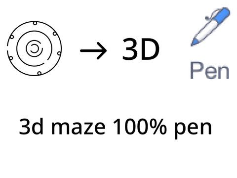 3d maze engine (100% pen :O)
