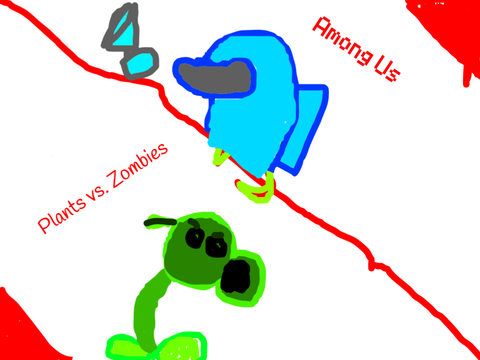 Among us vs. PvZ