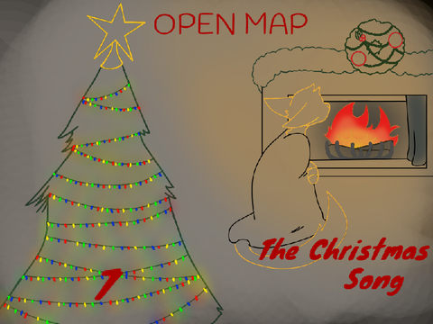 The Christmas Song OPEN Lineart Palette MAP