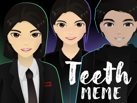 Teeth | MEME | 1.8k Special! | #Animation #Music #Art #Stories #bodi3