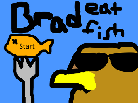 Brad eat fish