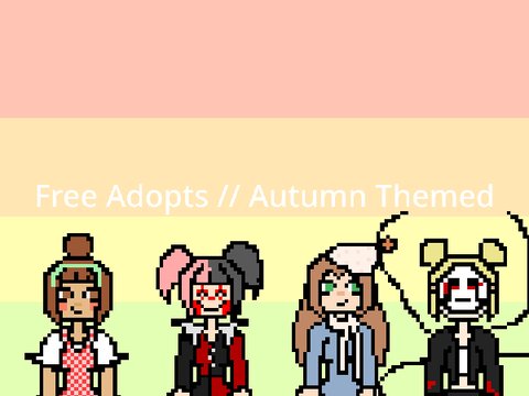 Free Adopts // Autumn themed. (Closed)