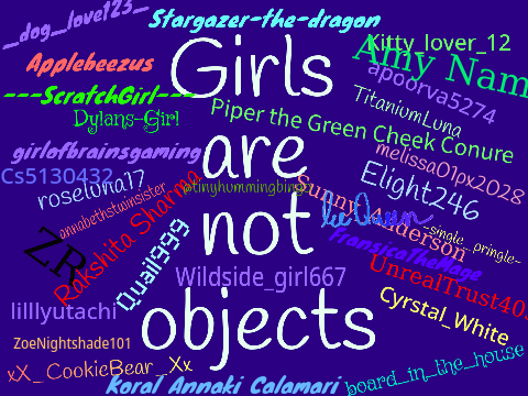 Remix & Sign: Girls are not objects! remix