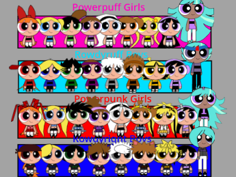 Team Chemical X: The Video Game Character Select Screen (Ft. Violet, Vincent, Violence, and Vince)