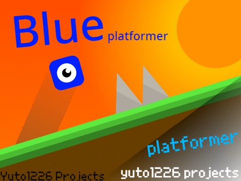 スマホ対応！Blue platformer!!!