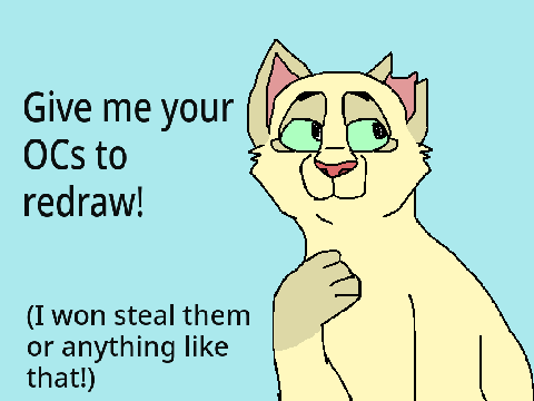 (GMYOTR) Give Me Your Ocs to Redraw!