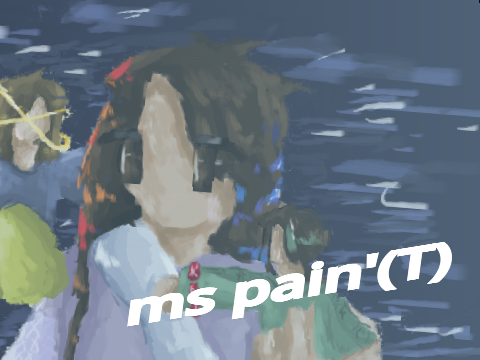 the quest for the ms paint school art competition entry