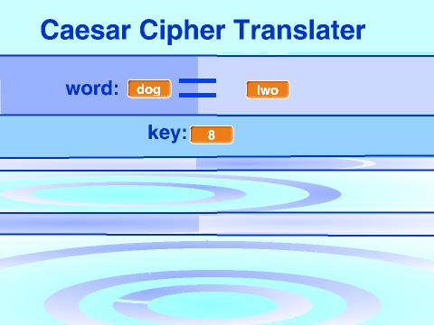 Caesar Cipher Translater